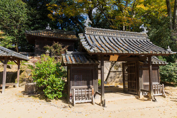 日本の風景・秋　日本三名園　岡山後楽園　慈眼堂