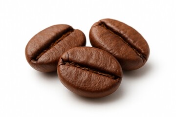 coffee beans isolated on white background