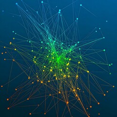 Obraz premium Abstract network design