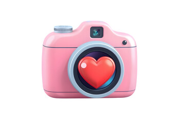 red heart with a stethoscope