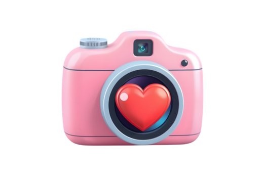 red heart with a stethoscope