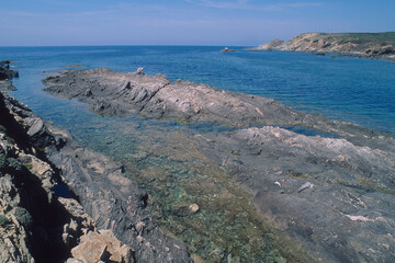 Coscia di Donna Cliffs. Stintino, (Nurra), Sassari, Sardinia, Italy