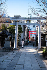 東京都月島住吉神社鳥居