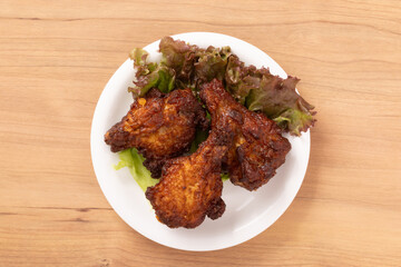 鶏手羽元　唐揚げ