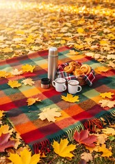 Autumn Picnic in the Park.