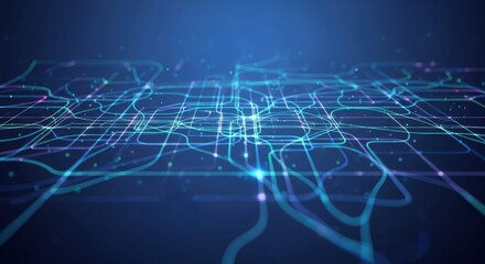 Digital network graphic