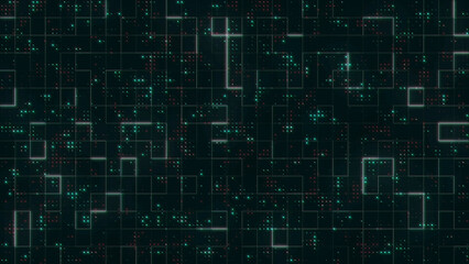 abstract blue background with squares