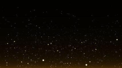 Golden particle background awards party