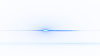 Blue optical lens flares light moving from left to right. Optical lens flare effect. Light Leak, flash lights.
