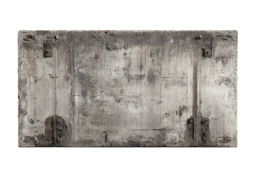 A grey concrete wall with a few holes in it