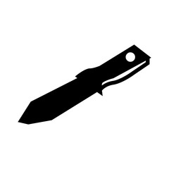 knife vector illustration glyph icon 