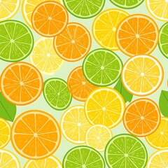 Citrus slice pattern