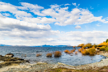 On the shores of Lake Nahuel Huapi, very close to the city of Bariloche, Rio Negro Province, Argentina