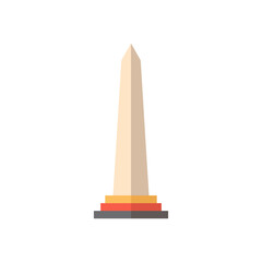 Minimalist Obelisk Monument Icon