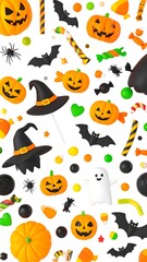 Halloween themed pattern