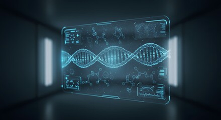 Genetics and Medical Research on Digital Interface







