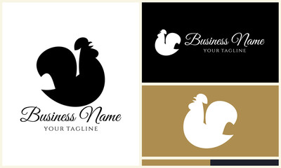 Rooster Logo Design Variations. (1)
