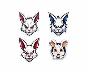 Mascot logo Rabbit