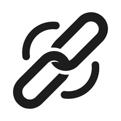 internet link flat vector icon