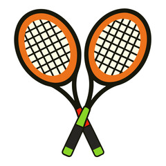 tennis racket vector 