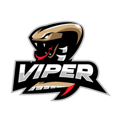 Viper Mascot Logo for Sports Team
