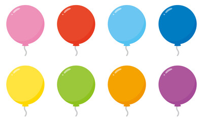 風船　フレーム　枠　カラフル　ベクター　セット © suorun