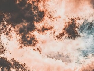 Abstract Dusty Rose and Teal Watercolor Texture Background