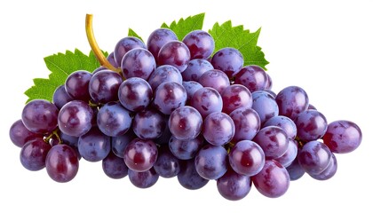 Fototapeta premium Red Grapes Bunch with Fresh Fruit.