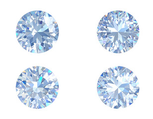 Sparkling gemstones shimmer with brilliant light, reflecting a radiant and captivating allure.