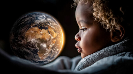Ship's nursery with children born during journey next generation growing up among stars hope for humanity's future in space