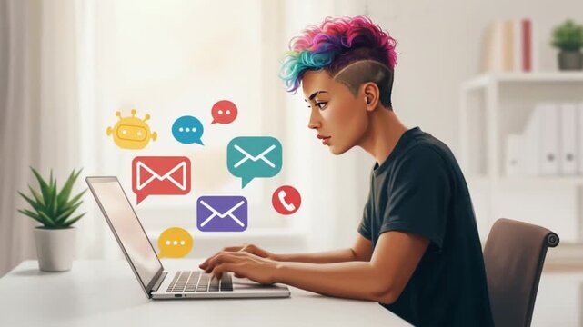 A Bold Digital Workspace Where Personal Expression Meets Multichannel Communication