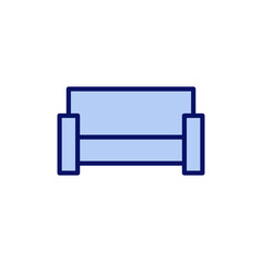 Sofa icon vector. sofa sign and symbol. furniture icon