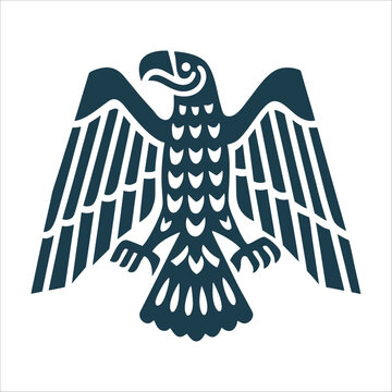 Aztec Eagle Outline: Cinco de Mayo Symbol Cinco de Mayo Mexican eagle clutching a serpent Aztec inspired outline