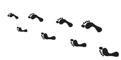 foot emojis icon vector illustration logo template