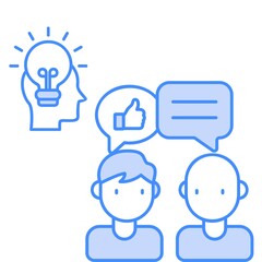 man with speech bubble