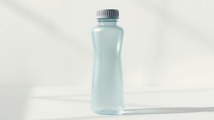 Plastic Water Bottle on Table