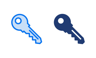 Key icon vector illustration. Key sign and symbol.