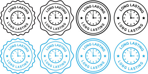 Long Lasting Warranty Seals in Black Blue and White