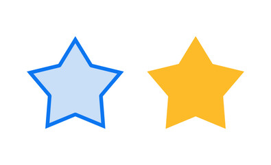 Star Icon vector illustration. rating sign and symbol. favourite star icon