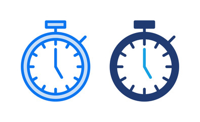 stopwatch icon vector illustration. Timer sign and symbol. Countdown icon. Period of time