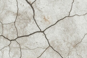 Obraz premium Cracked earth texture, arid landscape background