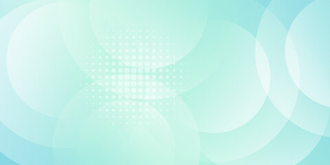 Minimalist banner background. Green and blue gradations.Circle geometric background. Simple design