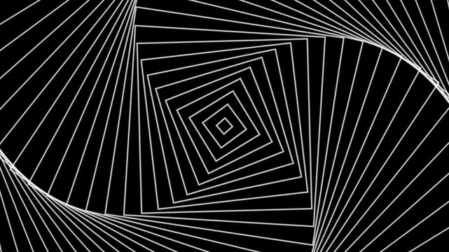 Square motion animation white color 