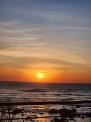 Obraz premium sunset over the sea