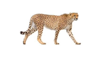 A swift cheetah in motion showcasing its agility and grace
