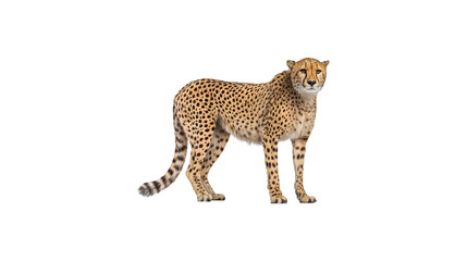 A swift cheetah in motion showcasing its agility and grace
