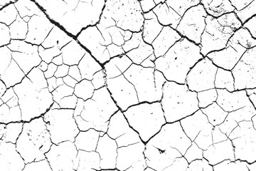 Abstract Dry Cracked Earth Grunge Texture Overlay