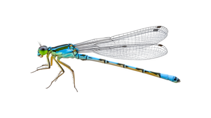 A delicate dragonfly species known for its slender body and striking coloration
