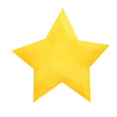 golden star on white background png illustration 
