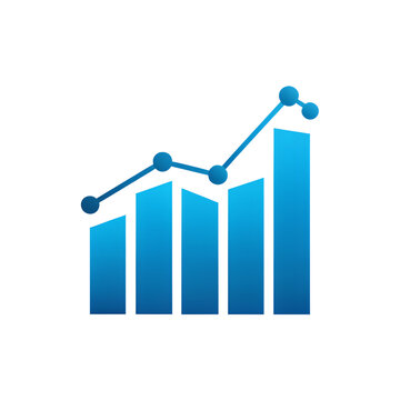 crescita, successo, grafico freccia, economia, istogrammi, statistiche